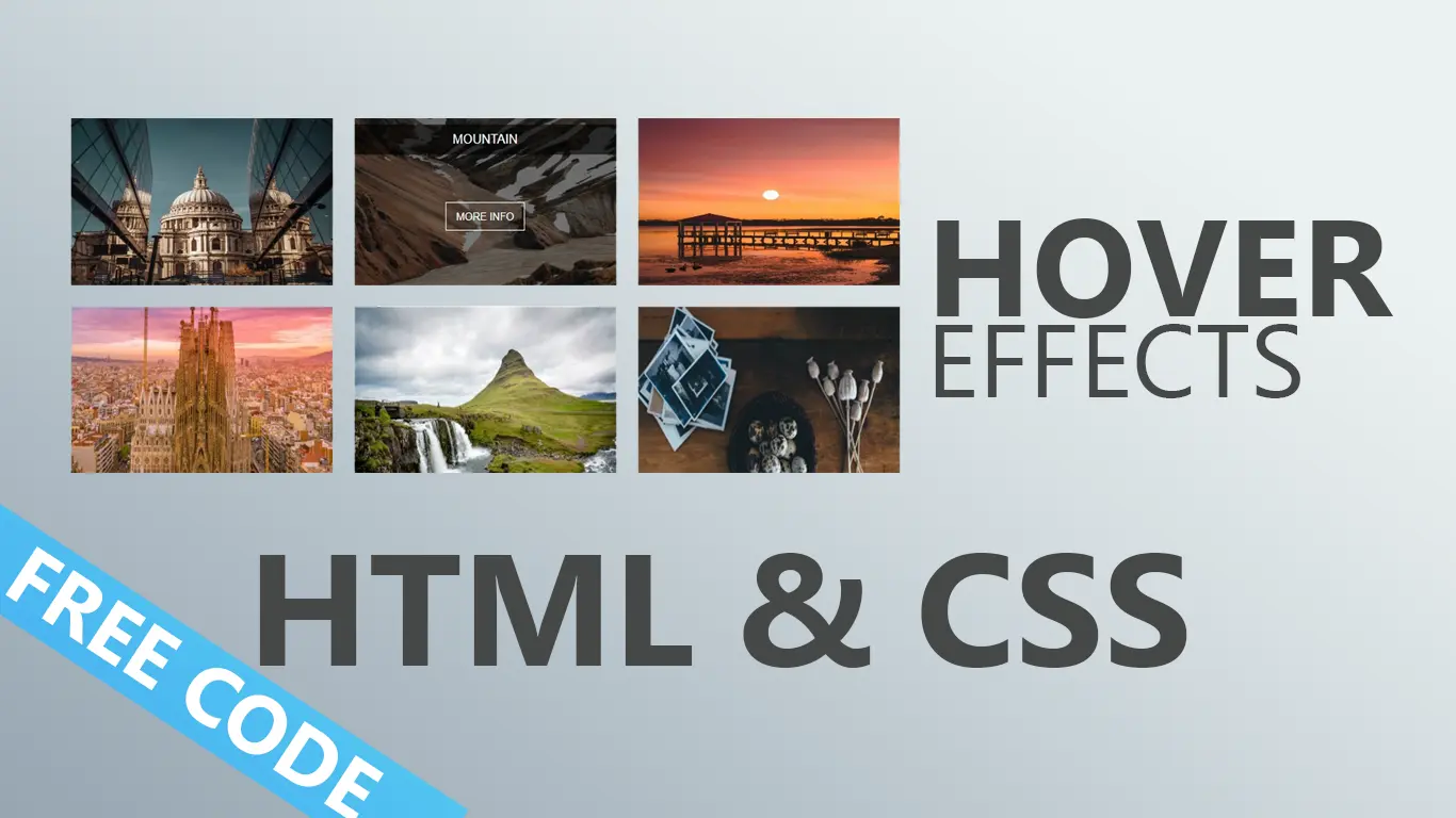 How to Create Image Gallery hover effects in HTML, CSS & Bootstrap | Gallery with hover